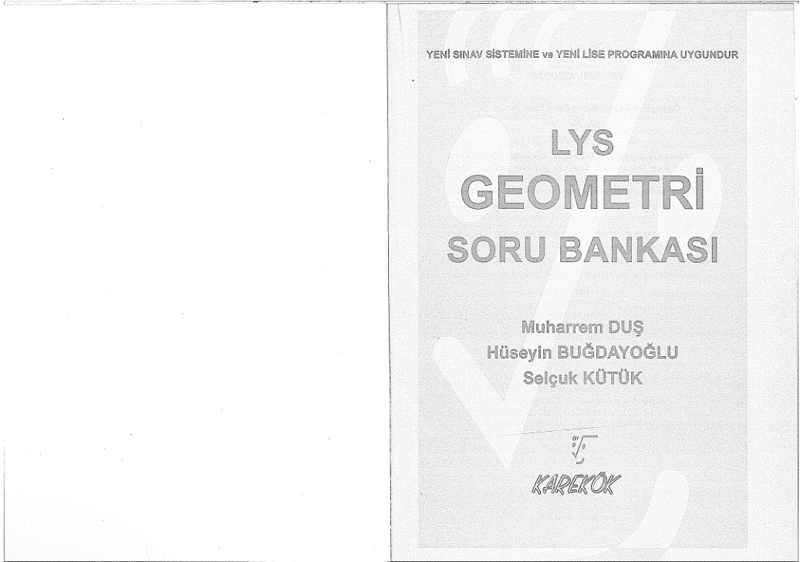 Karekök LYS Geometri Soru Bankası