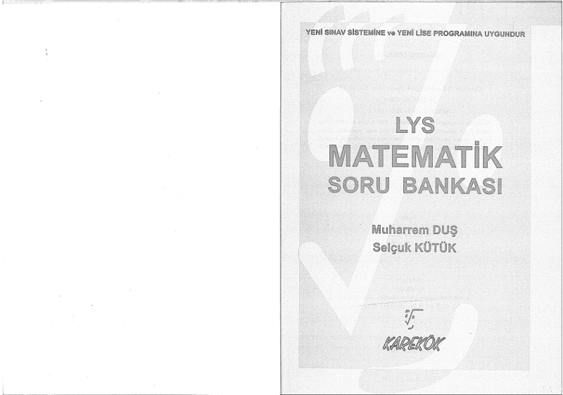 Karekök LYS Matematik Soru Bankası B Serisi