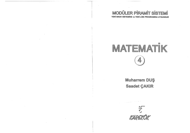 Karekök MPS Matematik 4