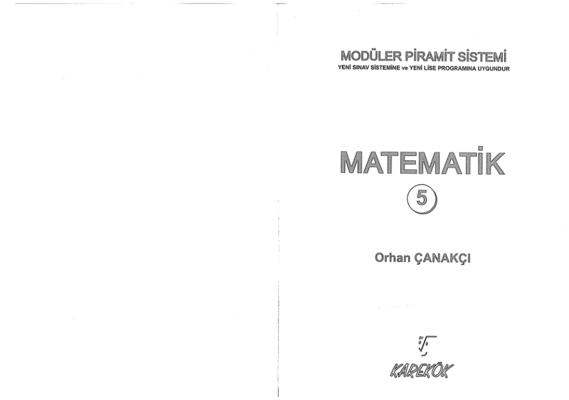 Karekök MPS Matematik 5. Kitap