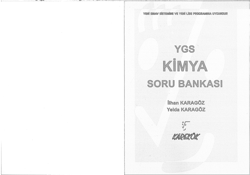 Karekök YGS Kimya Soru Bankası B Serisi