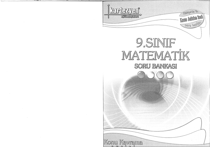 Kartezyen Yayınları 9. Sınıf Matematik Soru Bankası B Serisi