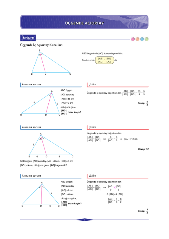 Kartezyen Geometri: Üçgen, Çokgen ve Kenar Ortay