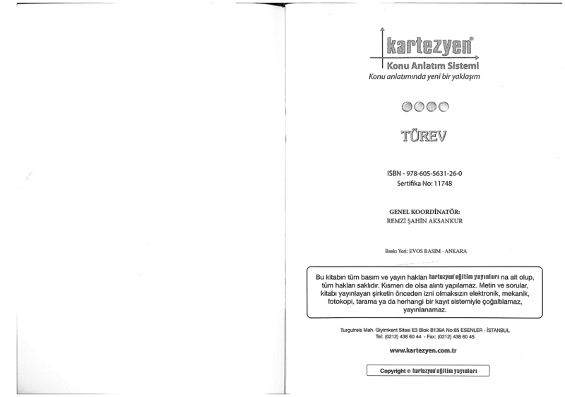 Kartezyen LYS Türev Soru Bankası