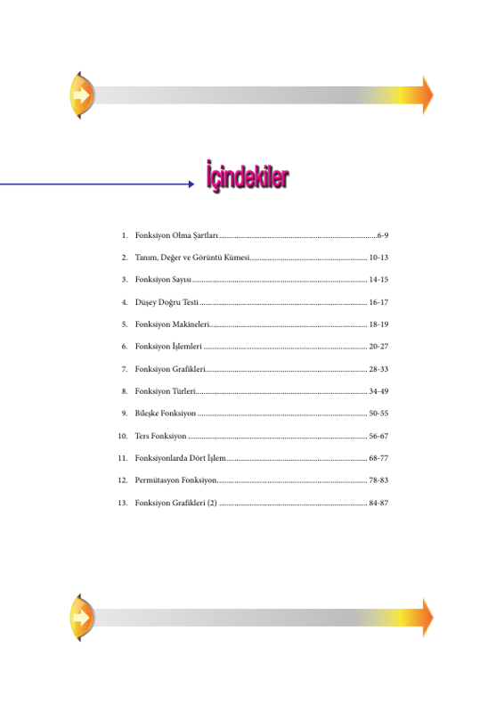Kartezyen Yayınları Matematik Fonksiyonlar Konu Anlatımlı