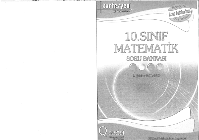 Kartezyen Q Serisi 10. Sınıf Matematik Soru Bankası B