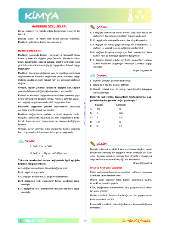 Kimya Dergisi Sayı 1: Bilimin Moleküler Dünyası