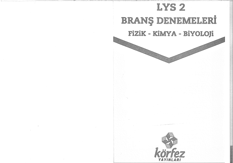 Körfez Yayınları LYS 2 Branş Denemeleri