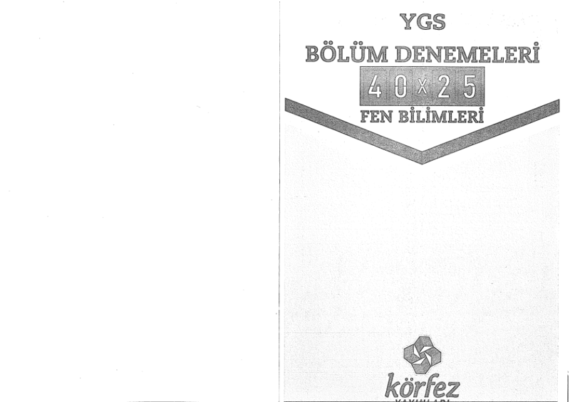 Korfez Ygs4025Fenbil.Denemeleri