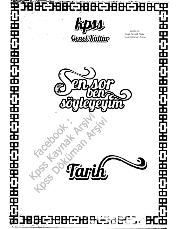 KPSS Tarih Soru Cevap 2