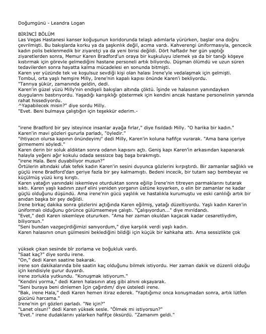 Leandra Logan Doğum Günü