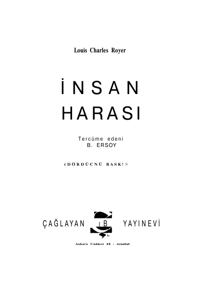 Louis Charles Royer İnsan Harası