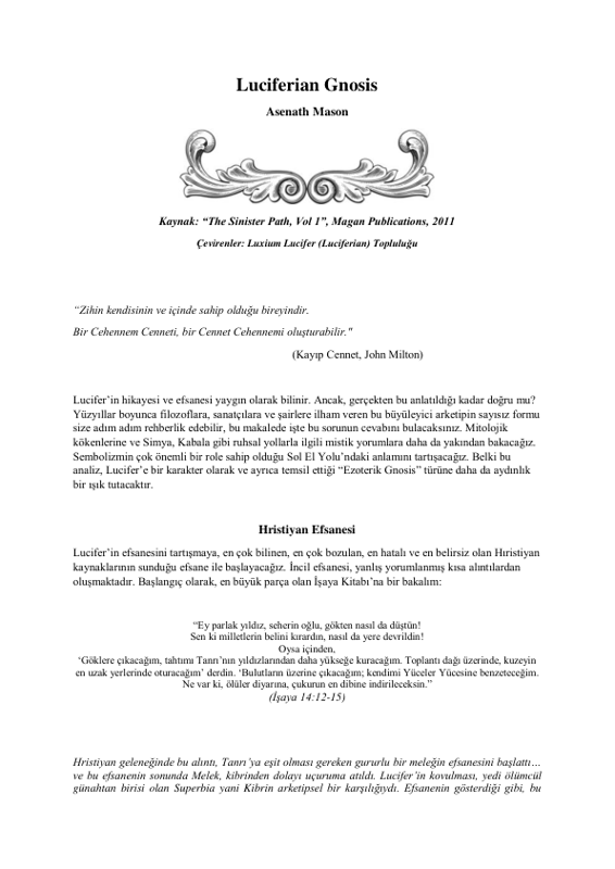 Luciferian Gnosis