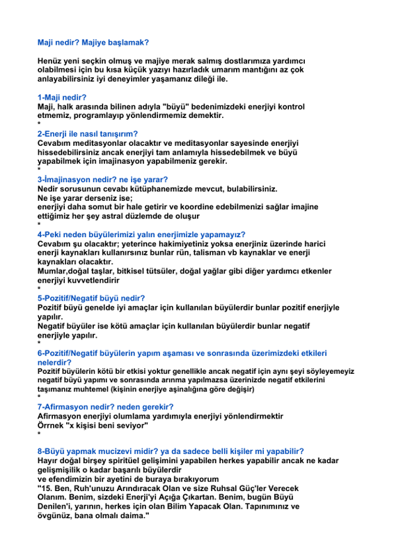 Majiye Giriş Amelie (Templum Aeternum)