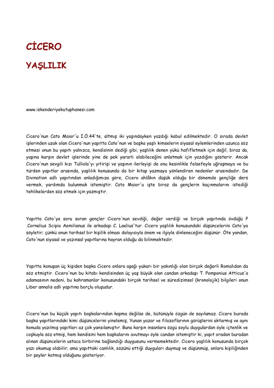 Marcus Tullius Cicero Yasaları
