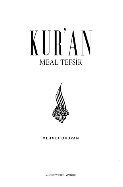 Kur'an-ı Kerim Meali ve Tefsiri - Mehmet Okuyan (2021 Özel Baskı)