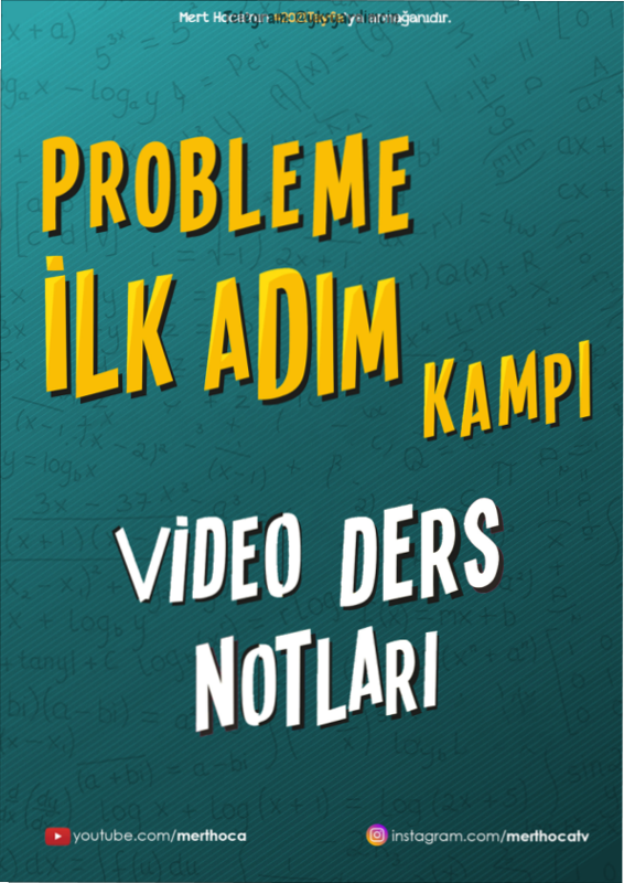 Mert Hoca TYT Matematik Probleme İlk Adım
