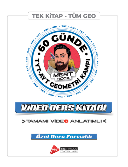 Merthoca 60 Gün Detaylı TYT Geometri 2024 Video Ders Defteri