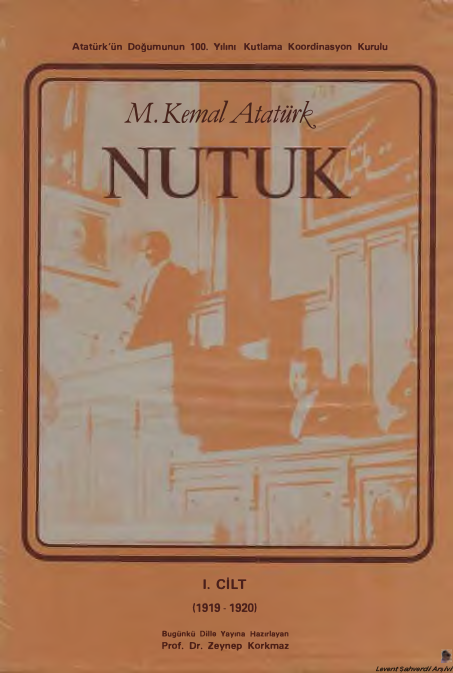 Mkemalatı Türk Nutuk 3 Cilt Bir Arada 1919-1927 Belgeler Zeynep Korkmaz