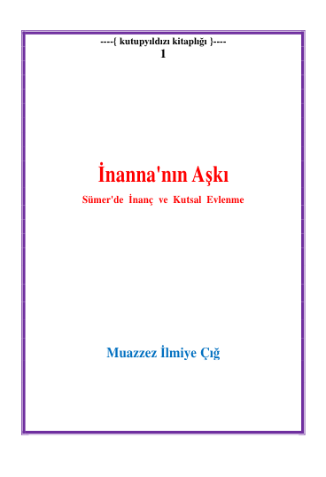 Muazzez İlmiye Çiğ İnananın Aşkı