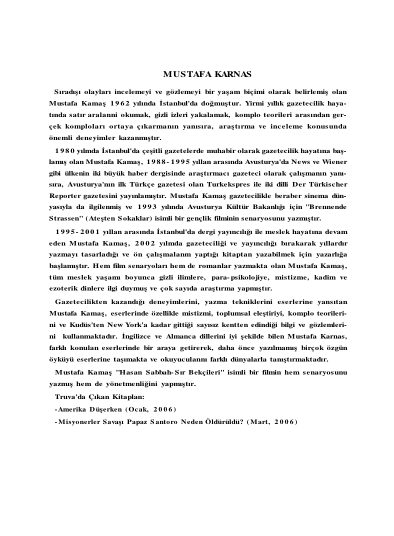 Mustafa Karnas Hz. Süleyman'ın Anahtarı