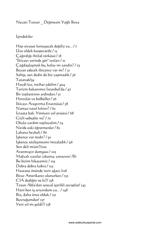 Değmesin Yağlı Boya - Necati Tuncer