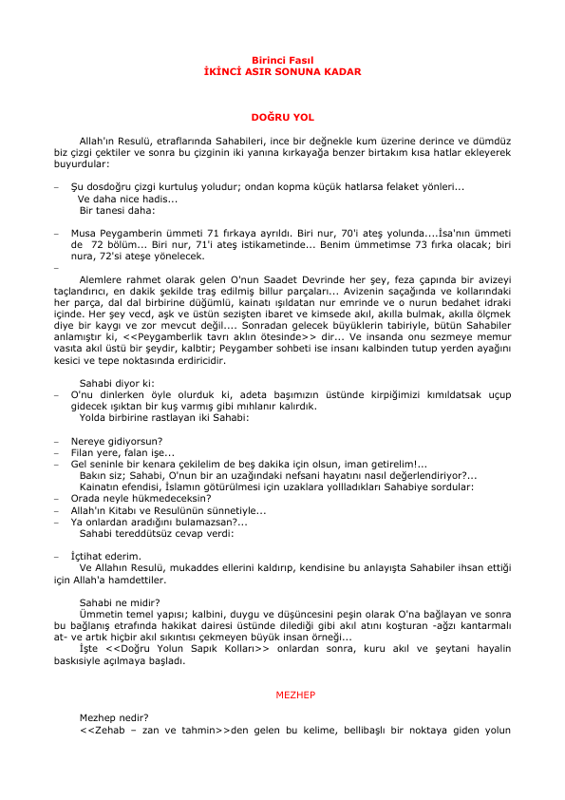 Necip Fazıl Kısakürek Doğru Yolun Sapık Kolları