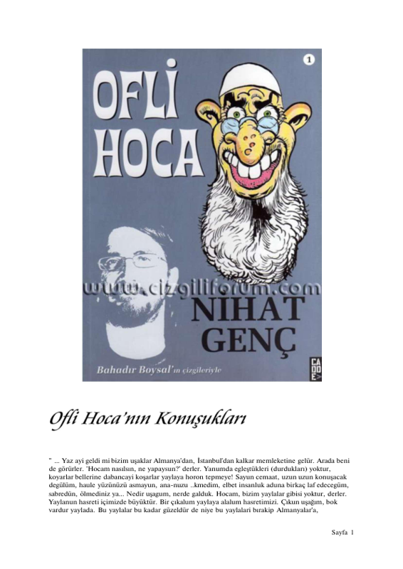 Nihat Genc Ofli Hoca