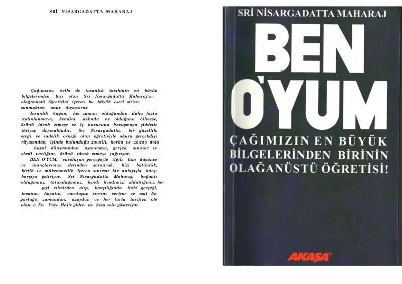 Nisargadatta Maharaj Ben Oyum