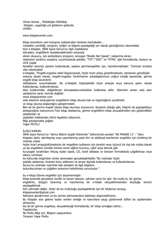 Müfettisler Müfettisi: Bürokrasinin Maskesi
