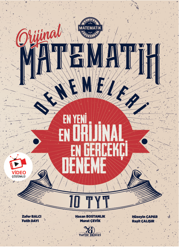 Orijinal Yayınları TYT Matematik 10'lu Flash Deneme Serisi