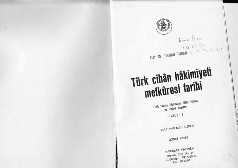 Türk Cihan Hâkimiyeti Mefkûresi: Tarih ve Ülkü