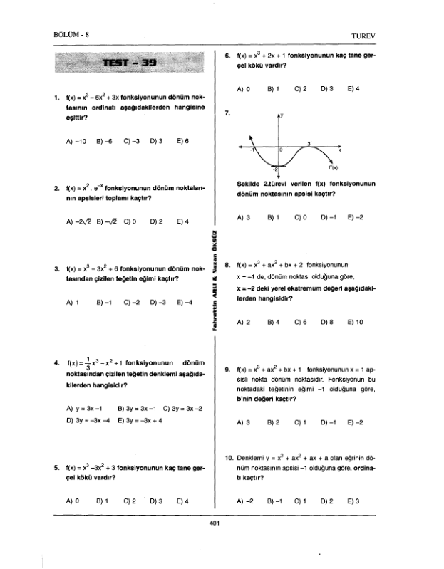Palme Yayınları Matematik 2 Soru Bankası: Üniversite Hazırlık