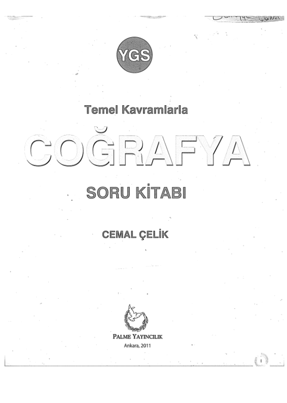 Palme Yayınları YGS Coğrafya Soru Bankası B Serisi