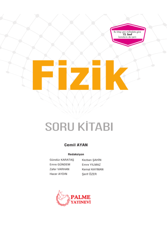 Palme Yayıncılık AYT Fizik Soru Bankası