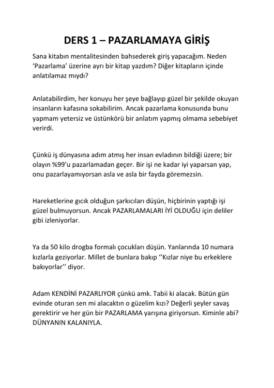 Pazarlar