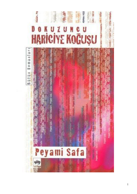 Peyami Safa Dokuzuncu Hariciye Köşkü