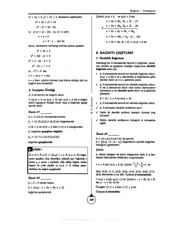 Matematik Kılavuzu - Pi Yayınları