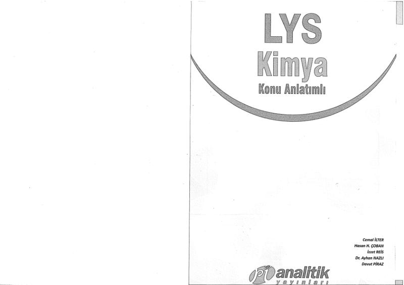 Pianalitik LYS Kimya A