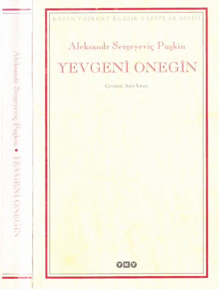 Puskin Yevgeni Onegin YKY