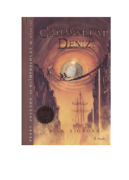 Rick Riordan Percy Jackson Ve Olimposlular 2: Canavarlar Denizi