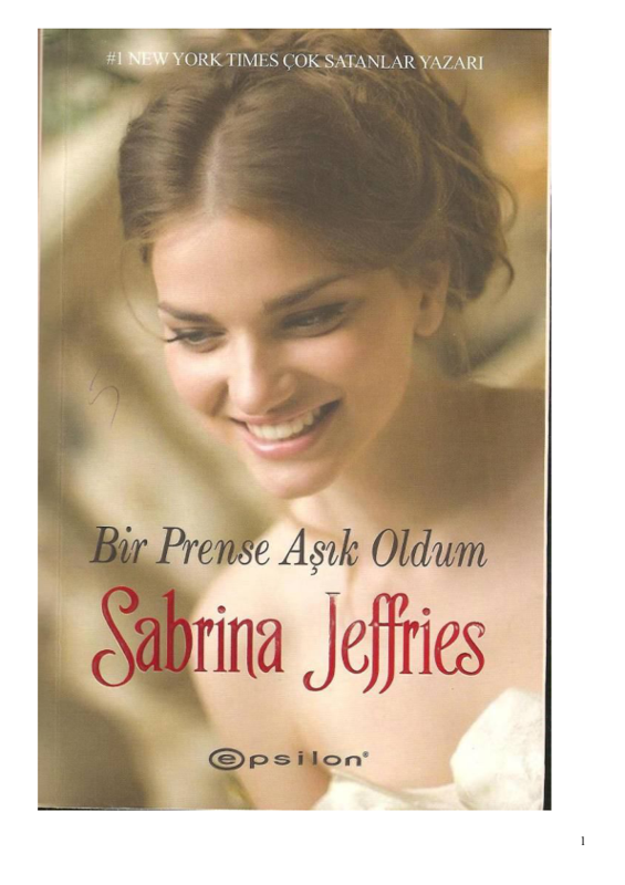 Sabrina Jeffries Bir Prense Âşık Oldum