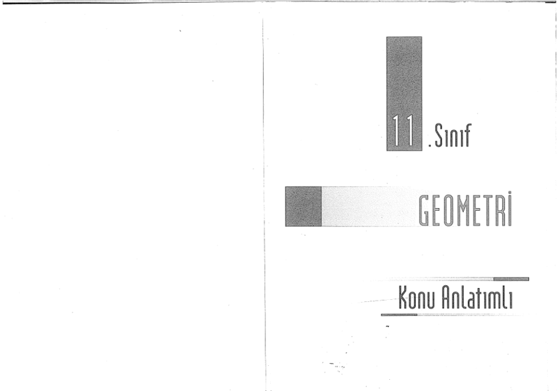 Seviye Yayınları 11. Sınıf Geometri Konu Anlatımlı Kitap A Serisi