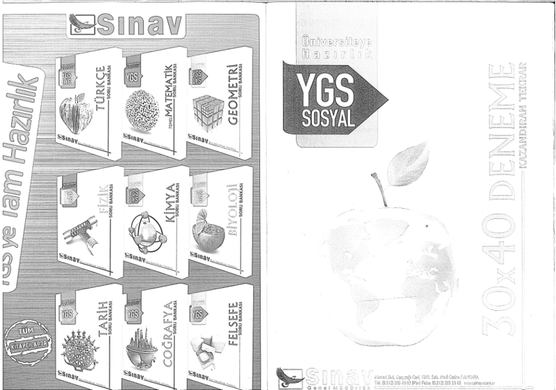 Sinav Ygssosyalbil.3040Deneme