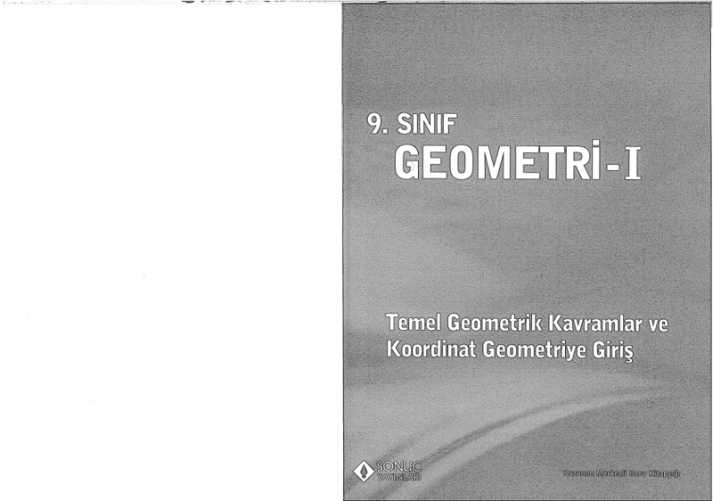 Sonuç Yayınları 9. Sınıf Geometri 1. Kitap