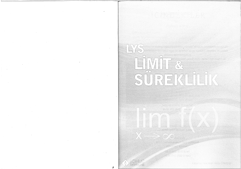 Sonuç LYS Limit ve Süreklilik