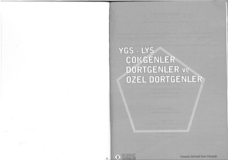 Sonuç YGS LYS Çokgenler, Dörtgenler ve Özel Dörtgenler