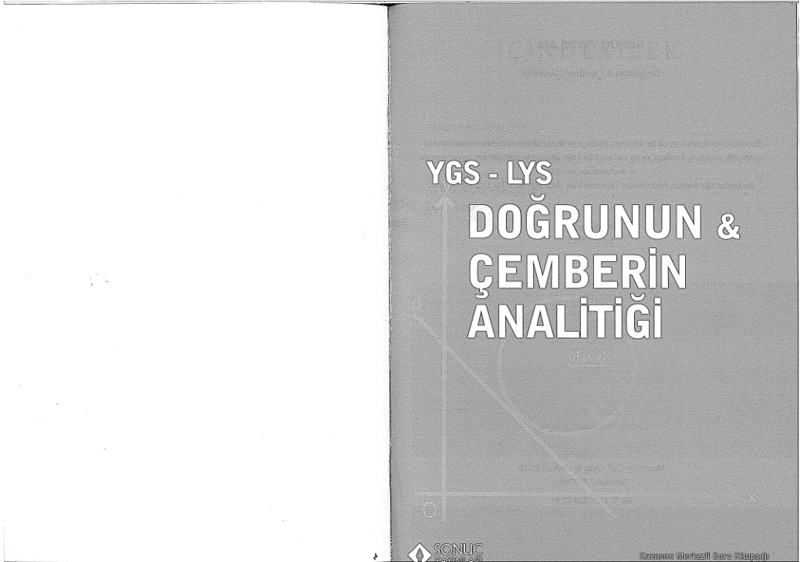 Sonuç YGS LYS Doğrunun Çemberin Analitiği