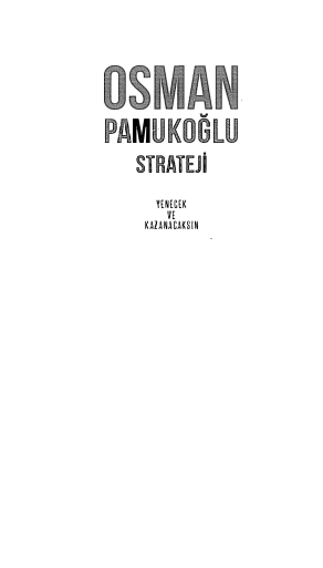 Osman Pamukoğlu - Strateji: Askeri Liderlik ve Taktikler