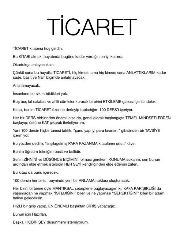 Ticaret